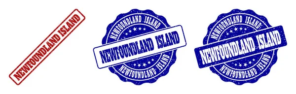 Nowa Fundlandia wyspa porysowany pieczęć uszczelnienia — Wektor stockowy