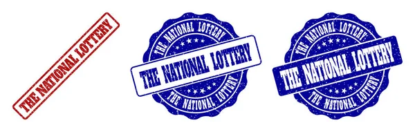 National Lottery Grunge stämpeln sälarna — Stock vektor