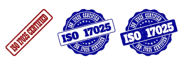 ISO 17025 certifierat repad stämpel tätningar — Stock vektor
