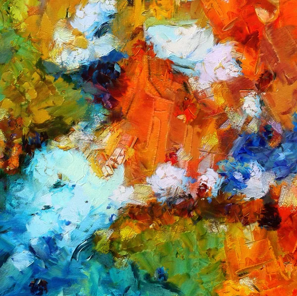 Abstract painting. Art for sale. Oil paint. Modern impressionism