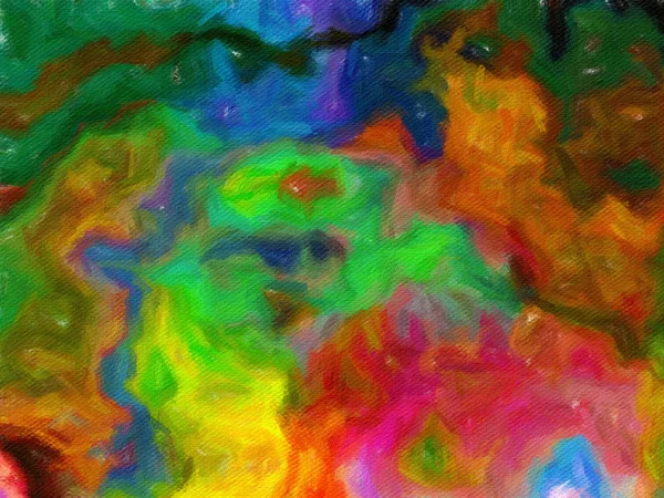Oil pastel drawing. Abstract color background. Fine art print. I
