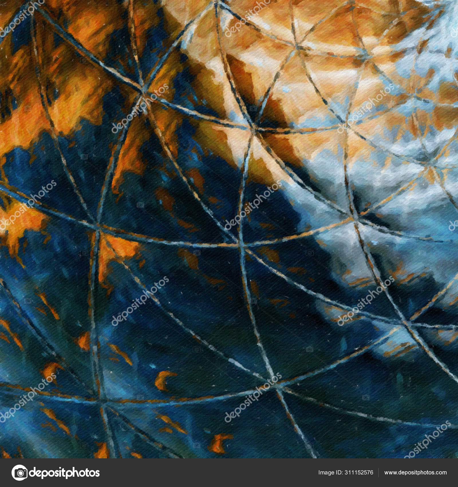 Pintura abstrata em telas | Além da Rua Atelier
