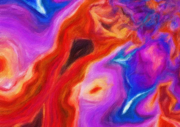 Colorful oil painting abstract art texture with brush strokes. V