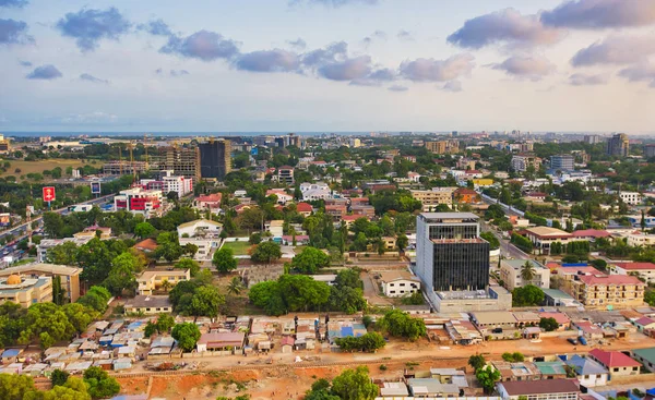 Accra Ghana Kan 2018 Skyview Staden — Stockfoto