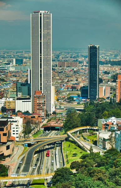 Bogota Columbia Marzo 2018 Vista Del Centro Ciudad —  Fotos de Stock