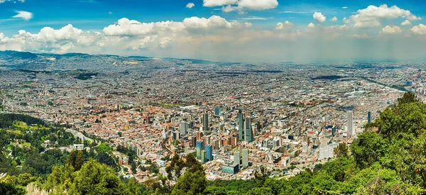 Bogota Colômbia Março 2018 Vista Centro Cidade — Fotografia de Stock