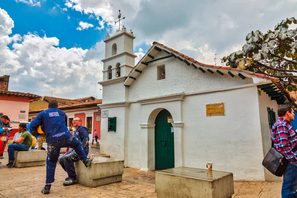 Bogota Columbia March 2018 Cathedral Monserrat Mountain — Stock Photo, Image