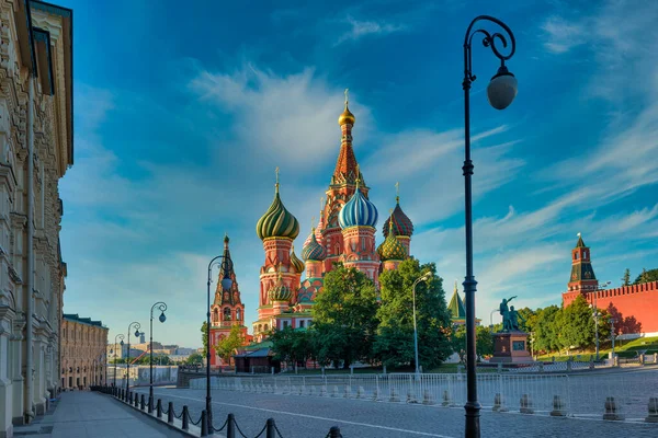 Moscú Rusia Fedration Septiembre 2020 Catedral Basilio Plaza Roja — Foto de Stock