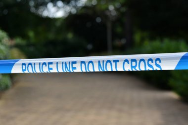 Polis hattı City suç sonra sokak