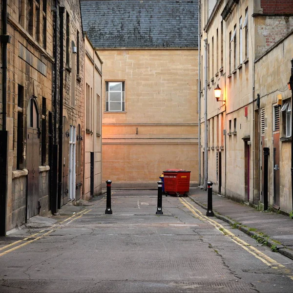 Dark Alley in an Inner City Area