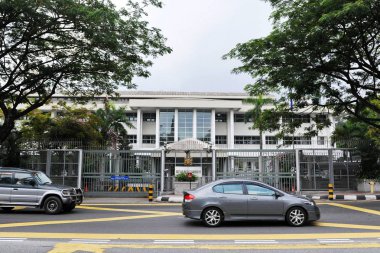 Kuala Lumpur - 15 Şubat: Görünümünde, İngiliz Yüksek Komiserliği Dış 15 Şubat 2012 tarihinde Kuala Lumpur, Malezya