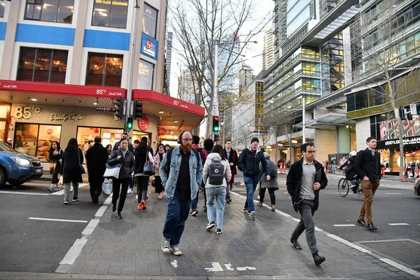 People Crossing the Busy Flinders Street in Melbourne. Editorial  Photography - Image of pedestrian, holiday: 170661187