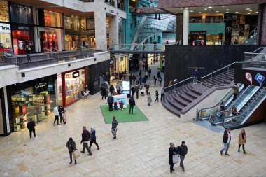 Bristol şehrinin sokakları