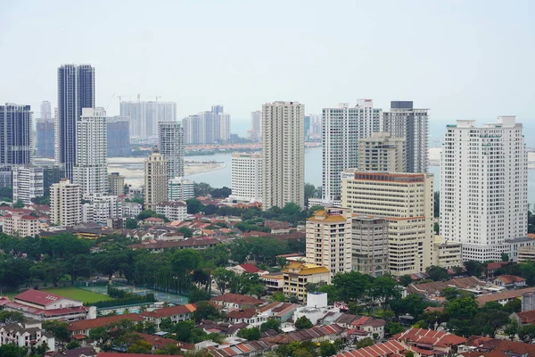 Utsikt Över Staden Georgetown Penang Malaysia — Stockfoto
