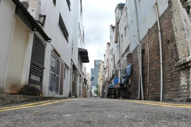 Şehirdeki boş şerit manzarası