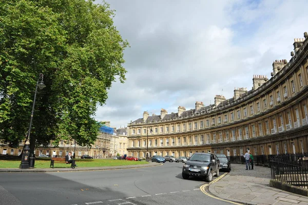 Bath Reino Unido Octubre 2012 Circo Histórico Centro Ciudad Diseñado —  Fotos de Stock