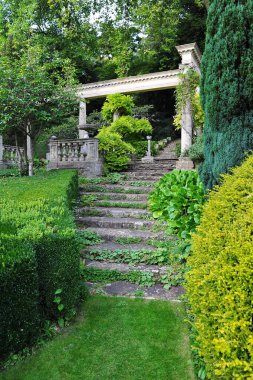 Versay şehrindeki park.