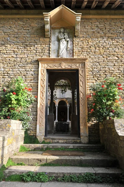 Vecchia Porta Legno Nel Centro Storico Della Città Cordoba — Foto Stock