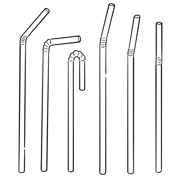 векторный набор соломы