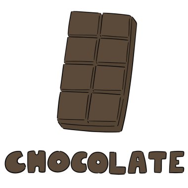 vektör kümesi çikolata