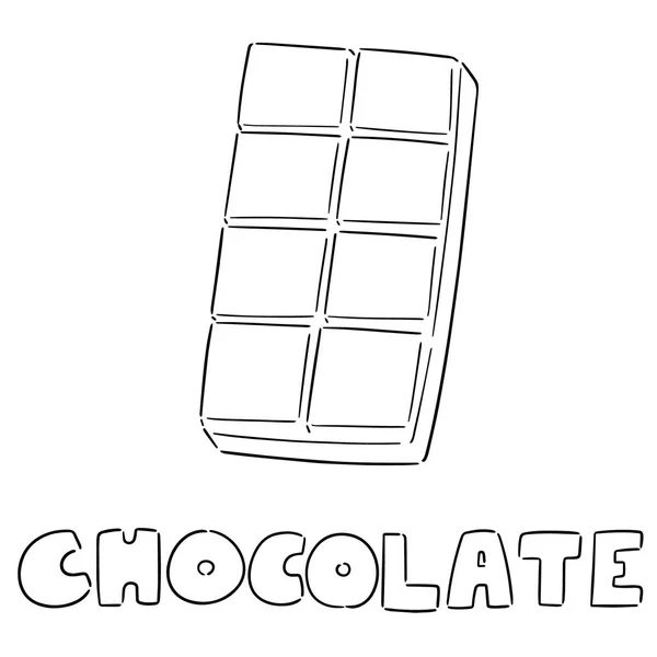 Vektorové Sada Čokolády — Stockový vektor
