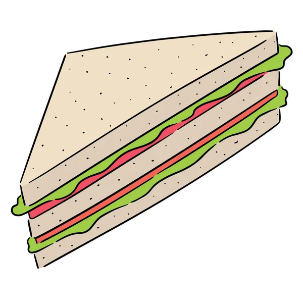 Vector Set Sandwich — Stock Vector