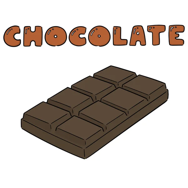 Conjunto Vectores Chocolate — Archivo Imágenes Vectoriales