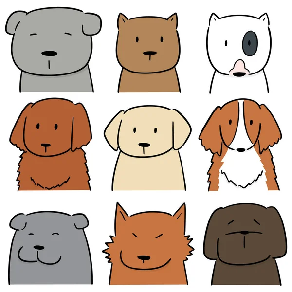 vektör köpek kümesi