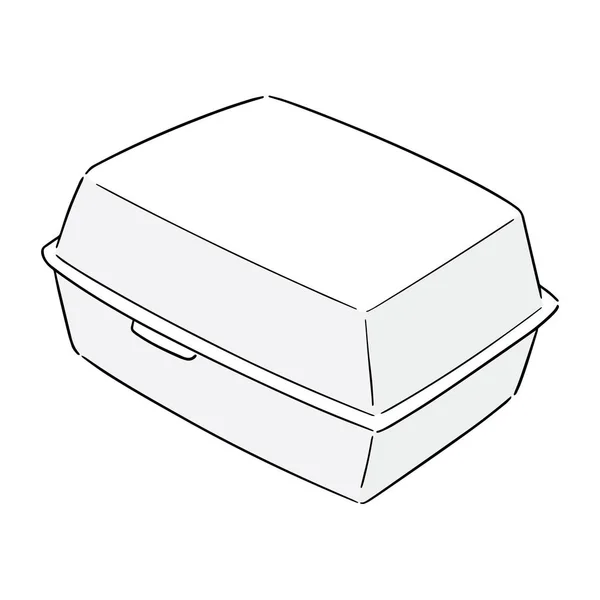 Vector Caja Espuma — Vector de stock
