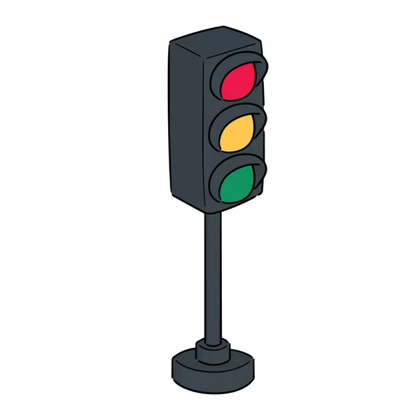 Vector Traffic Light — Stock Vector