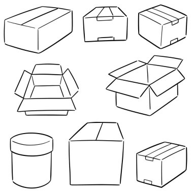 kutu vektör kümesi