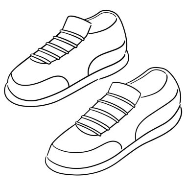 vektör set Ayakkabı