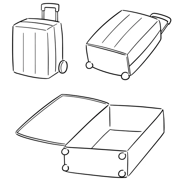 Ensemble Vectoriel Valise — Image vectorielle