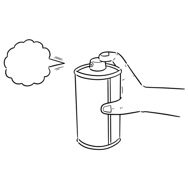 Vector Spray Puede — Archivo Imágenes Vectoriales
