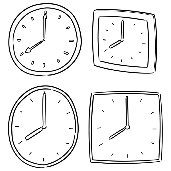 Vector Conjunto Reloj — Vector de stock