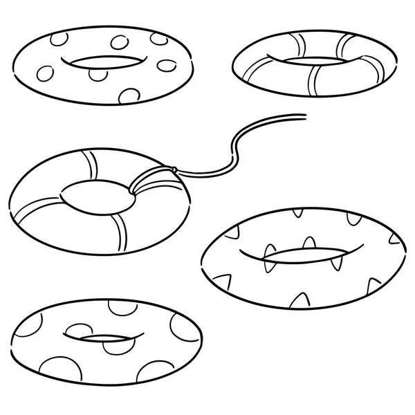 Vector Conjunto Anillo Vida — Archivo Imágenes Vectoriales