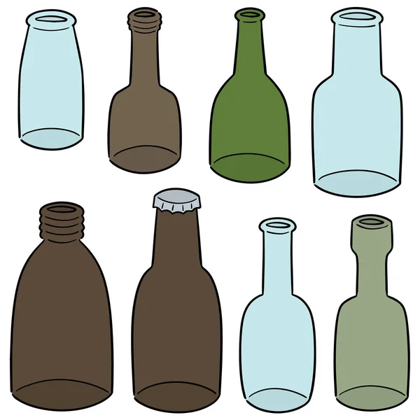 Vector Conjunto Botella — Archivo Imágenes Vectoriales