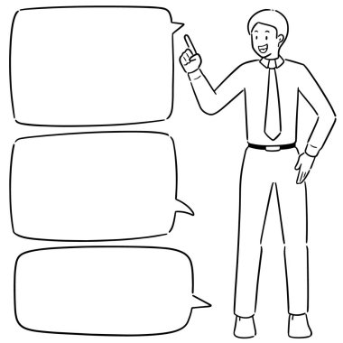 işadamı vektör kümesi