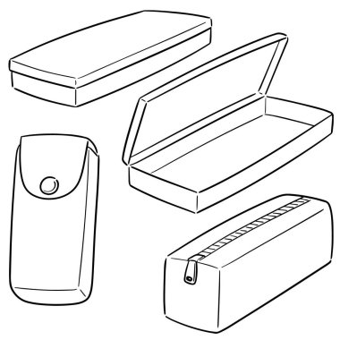 vektör set kalem davanın