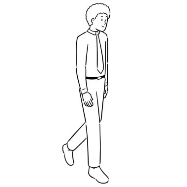 yürüyen adam vektör