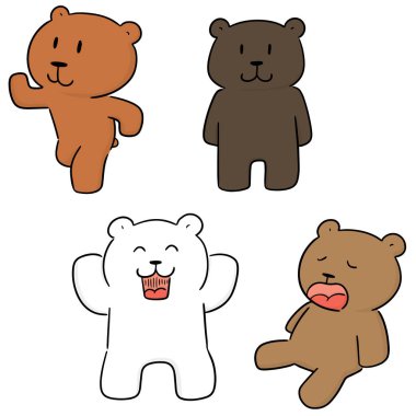 ayı vektör kümesi