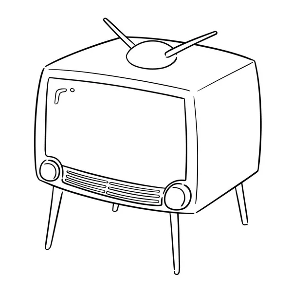 Vector Conjunto Televisión — Archivo Imágenes Vectoriales