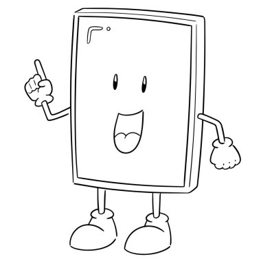 vektör akıllı telefon karikatür