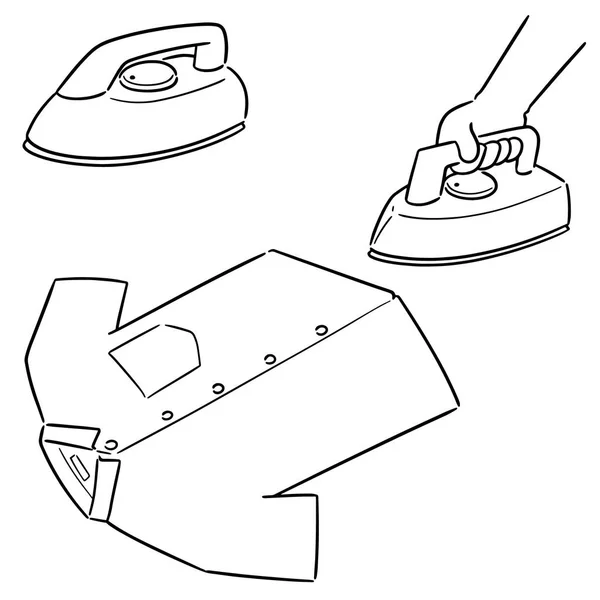 Vector Uppsättning Järn — Stock vektor