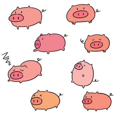 domuzun vektör kümesi