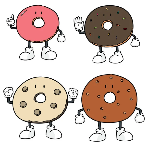 Vector Set Donut — Stockvector