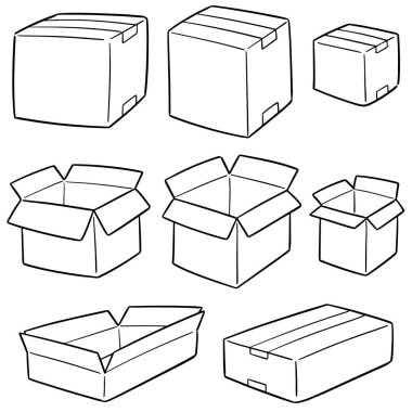 kutu vektör kümesi