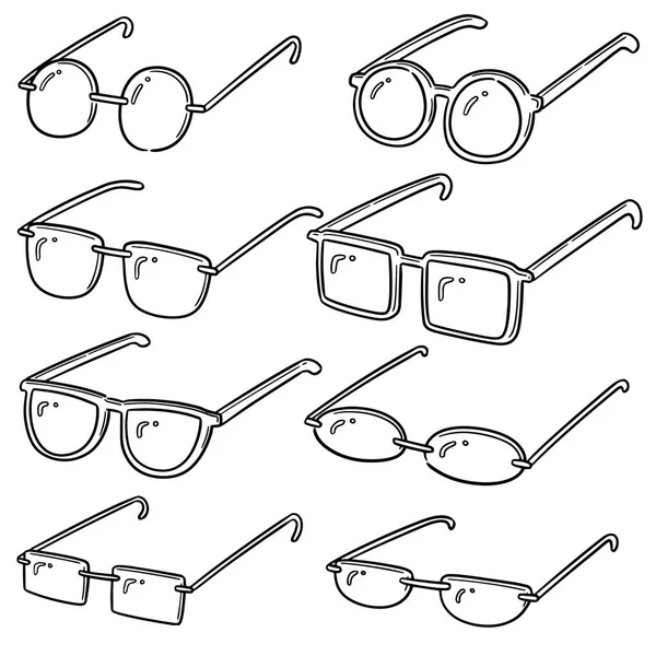 Vektorové Sada Brýle — Stockový vektor