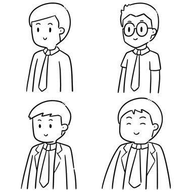 işadamı vektör kümesi