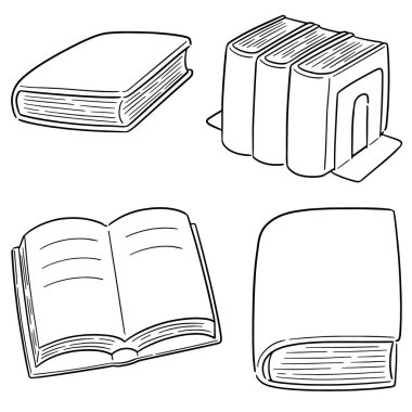 kitap vektör kümesi